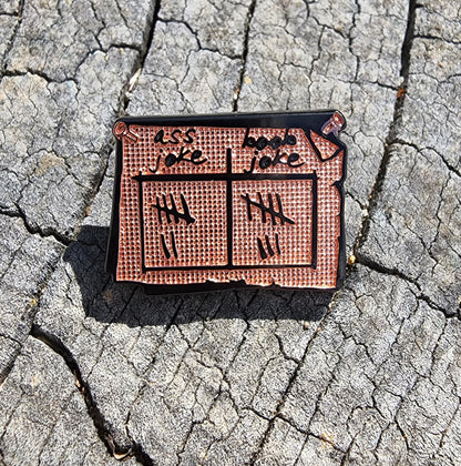 The Locked Tomb - Tally Board Die-Struck Pin