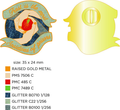 Sister Apple of Sweet Mercy Convent - Enamel Pin