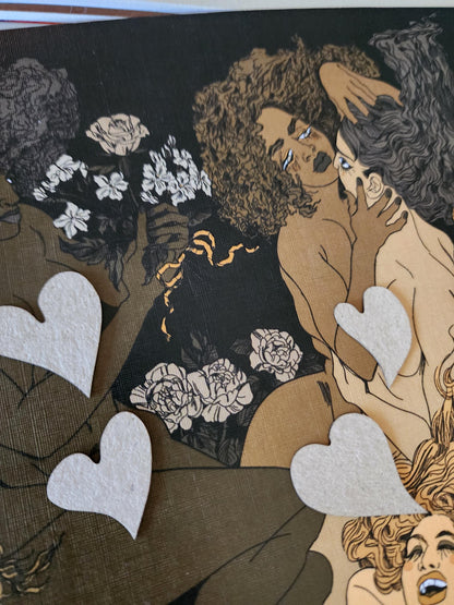 Courting Wildflowers - Print