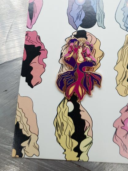 Mermaid Triad V2 Hard Enamel Pin