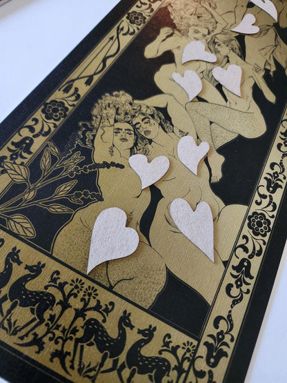Artemis & The Nymphs - Print