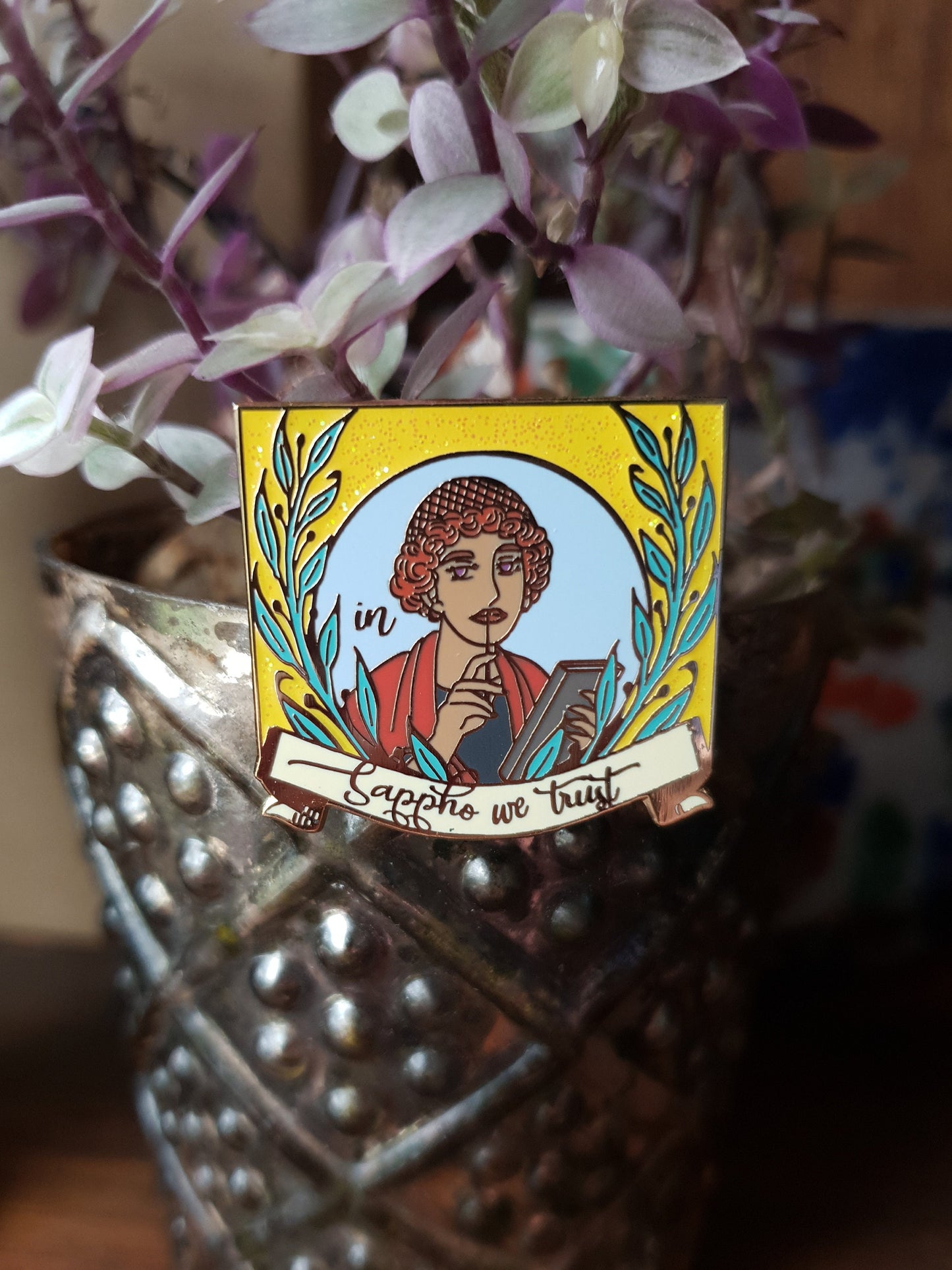 In Sappho We Trust - Hard Enamel Pin