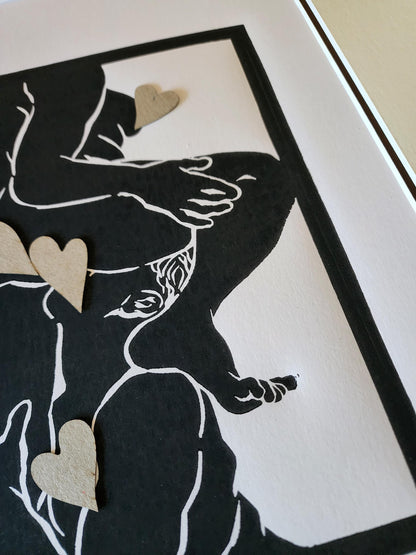 FEAST - Linoprint